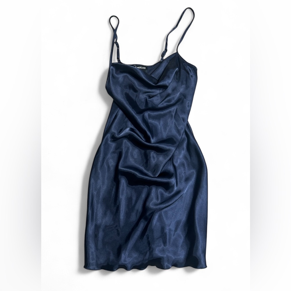 Bebe Blue Mini Dress